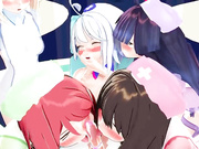 hentai mmd - エロナースのファンキーナイトdeちんちんフィーバー Ievan Polkka＋Kimagure Mercy＋Rocket Lanterns（L