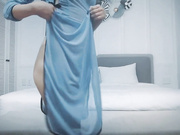 淫贱旗袍白虎母狗 背着老公偷腥巨根