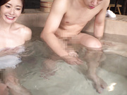 [FJIN-044] 筆おろし温泉ソープ 親父が再婚して― Gカップ巨乳の義母さんができた。家族旅行で僕が童貞だとわかると淫乱な義母さんに狙われて… 葵百合香 - 1of5