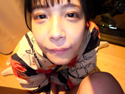 [HMRK-034] ガチ恋100％コンカフェ嬢 キュルキュルお目目とスレンダーボディでおじさんを刈りまくる小動物系美少女登場！花乃はるひ - 3of5