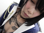 [SCDC-005] アニメ声が超かわいい清純美貌レイヤーは脱がせてびっくり全身TATTOで案の定、本物ドM - 1of5