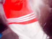 兄妹乱伦❤️意淫自己妹妹，爸妈睡着后拉着妹妹在天台做爱，面对城市的夜景后入蜜桃臀小穴抽插喷射