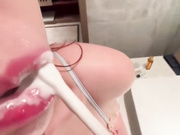 某某门事件】第482弹 安徽韵味人妻 林梦 情趣装网袜足交道具自慰 一边骑乘大肉棒榨精一边用震动棒刺激阴蒂