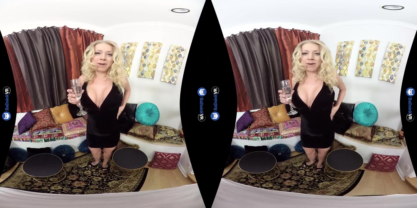 BaDoink VR MILF Roleplay with Busty Blonde Wife POV