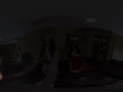 Virtual porn 360 Slutty babes give Santa the best present for Christmas