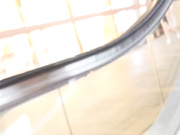 极品闷骚型美女碎花裙黄高跟逛街不穿内裤