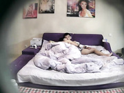 怀旧主题宾馆受伤缠着纱布也不耽误打炮床上缠绵挑逗呻吟刺激