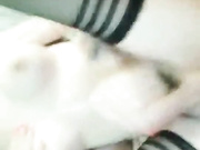 国产TS系列大奶美妖七七性感黑丝骑乘位被直男操到高潮射出