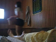 会所按摩弄的欲火焚身 去KTV找个公主泄泻火 安全起见KTV包房卫生间和身材不错的公主干一炮 扛腿站炮挺刺激_