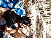 【全網推薦】網紅美女小曼玉穿著黑絲紅高跟郊外山上和老鐵網友啪啪野戰 主動翹臀求操幹得高潮直叫求饒 1080P高清無水印