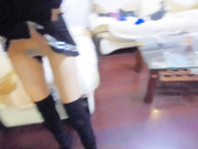 公司部門主管把剛畢業身材性感漂亮大學生妹子帶入家裏潛規則啪啪 換上情趣制服裝站立後入 從沙發上幹到衛生間直接累趴下了 國語1080P高清