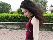 俄罗斯绝色美女穿着旗袍魅力倍增前凸后挺