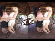 Lesbians Cayla and Alex Have Fun In A Fantastic Threeway