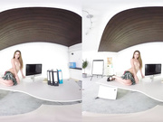Naughty cute schoolgirl Virtual Reality